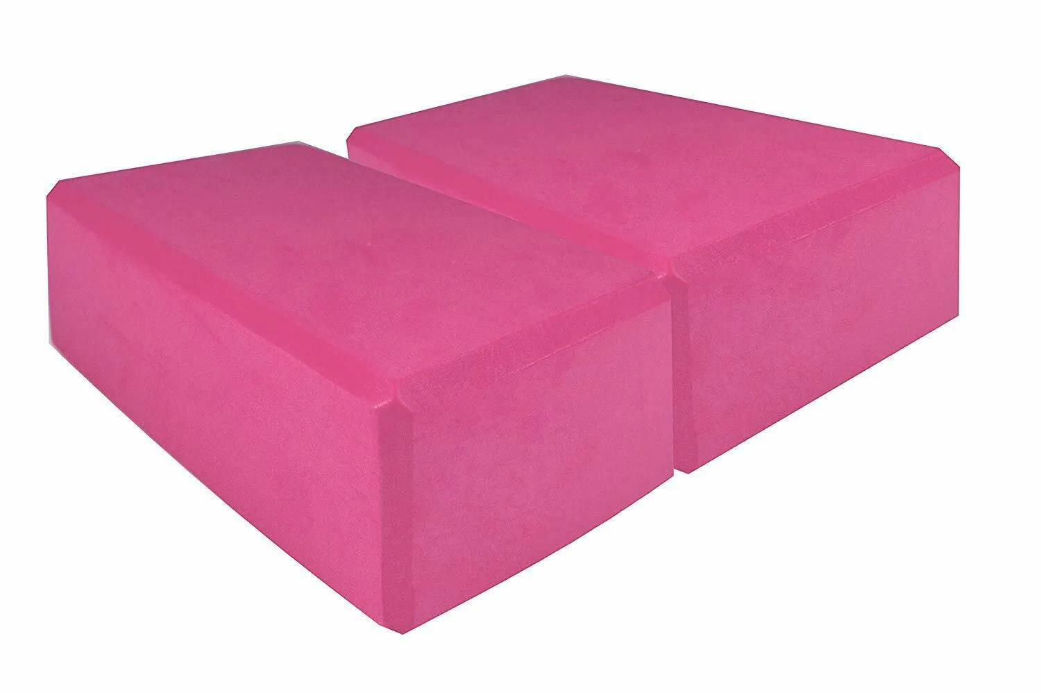 2 x Yoga / Pilates Foam Fitness Stretching Blocks 23 x 14 x 8 CM