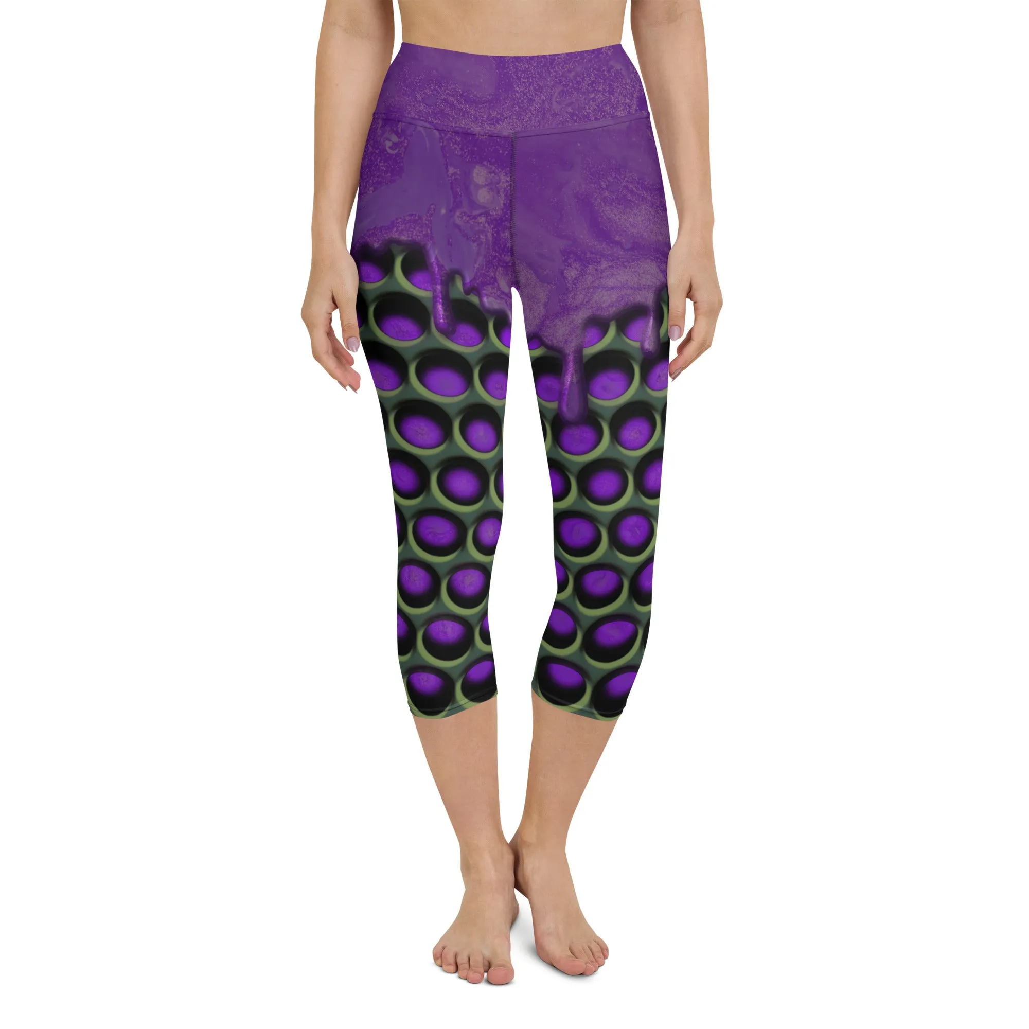 3D Industrial Print Yoga Capris