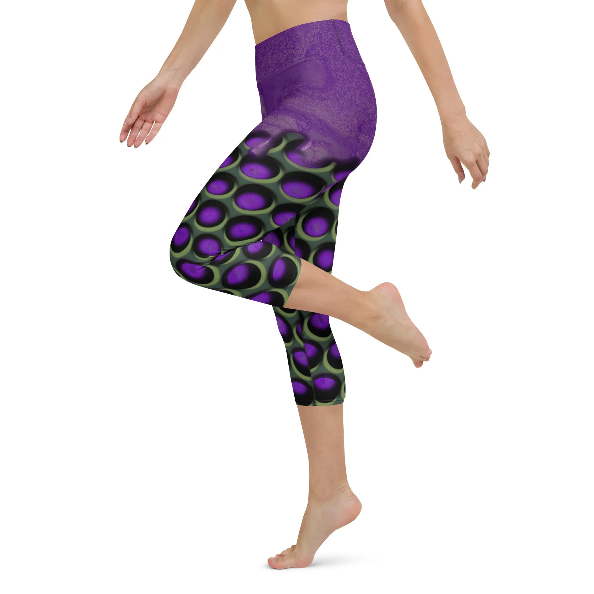 3D Industrial Print Yoga Capris