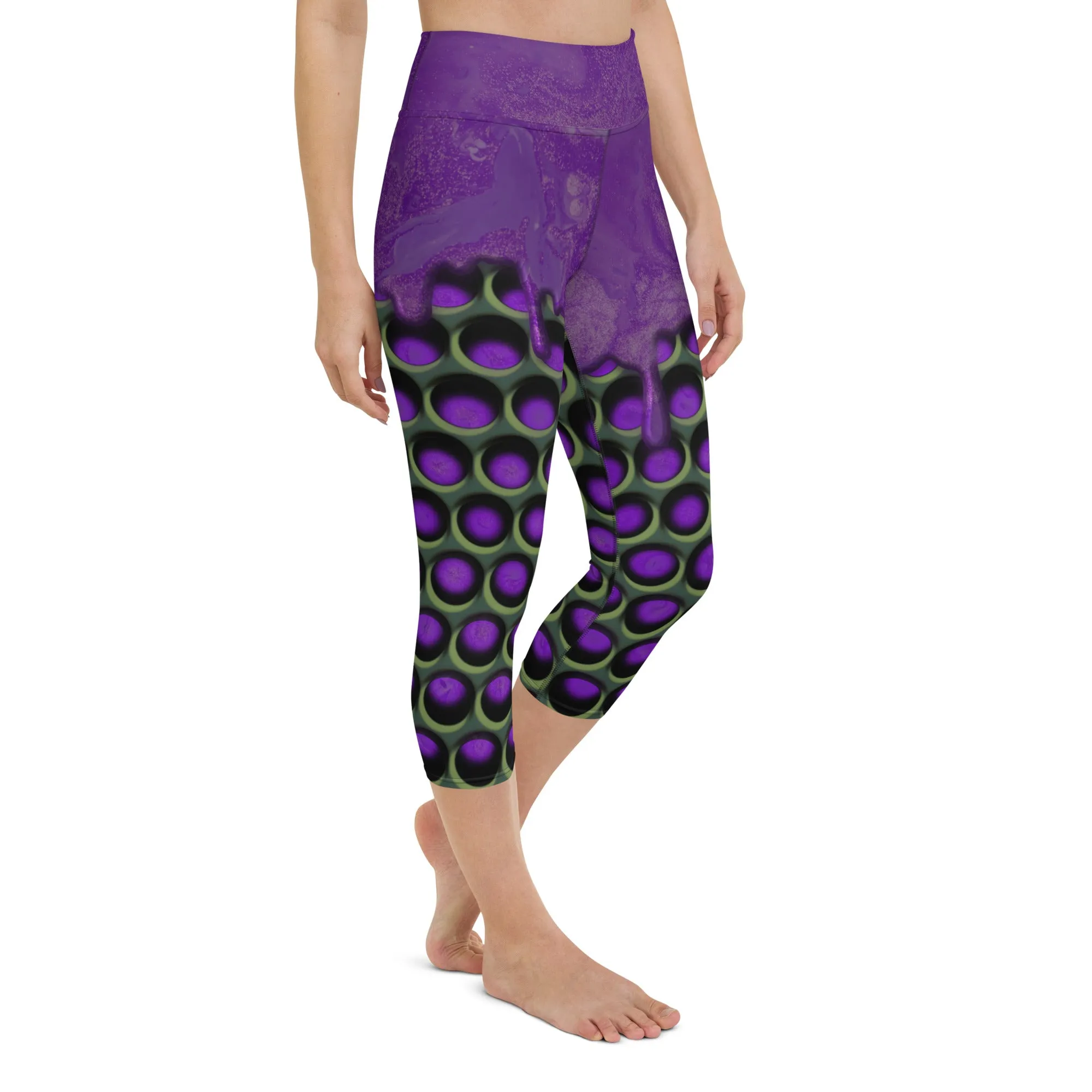 3D Industrial Print Yoga Capris