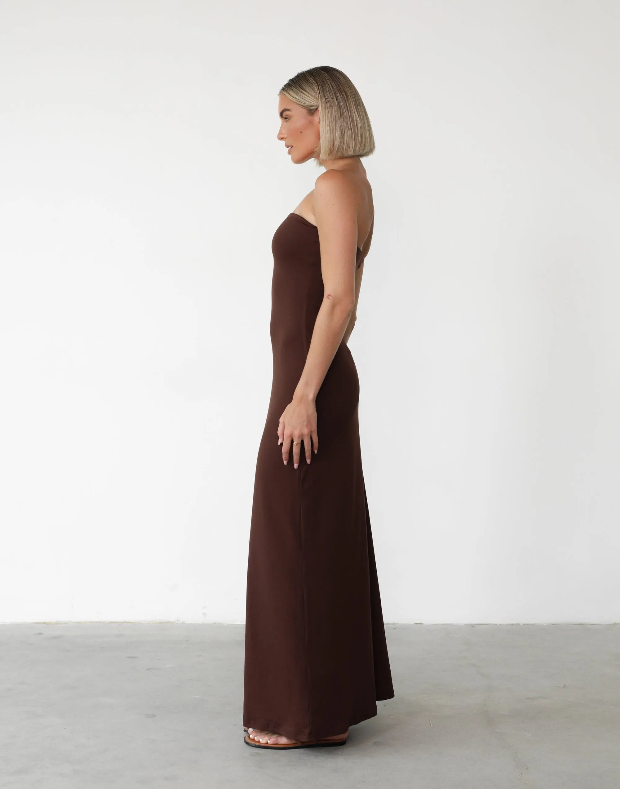 Ada Maxi Dress (Cocoa)