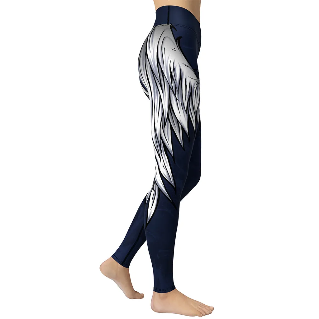 Angel Wings Yoga Leggings