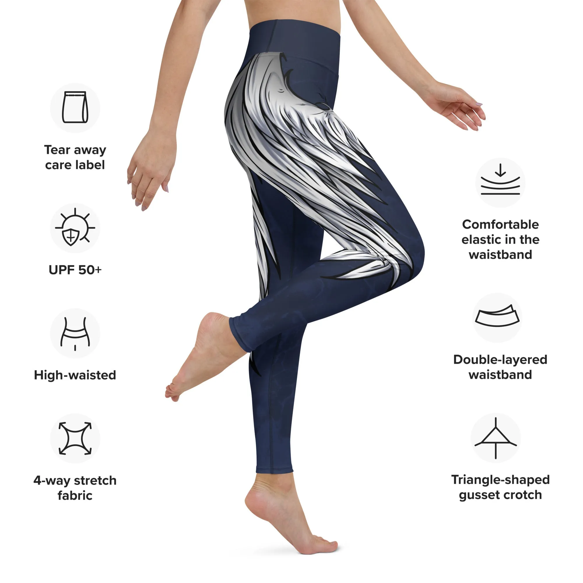 Angel Wings Yoga Leggings