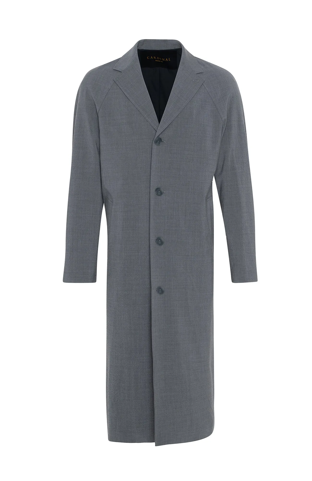 AXEL GREY BELTED TOPCOAT