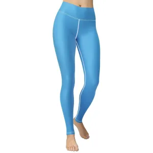 Azure Blue Yoga Leggings