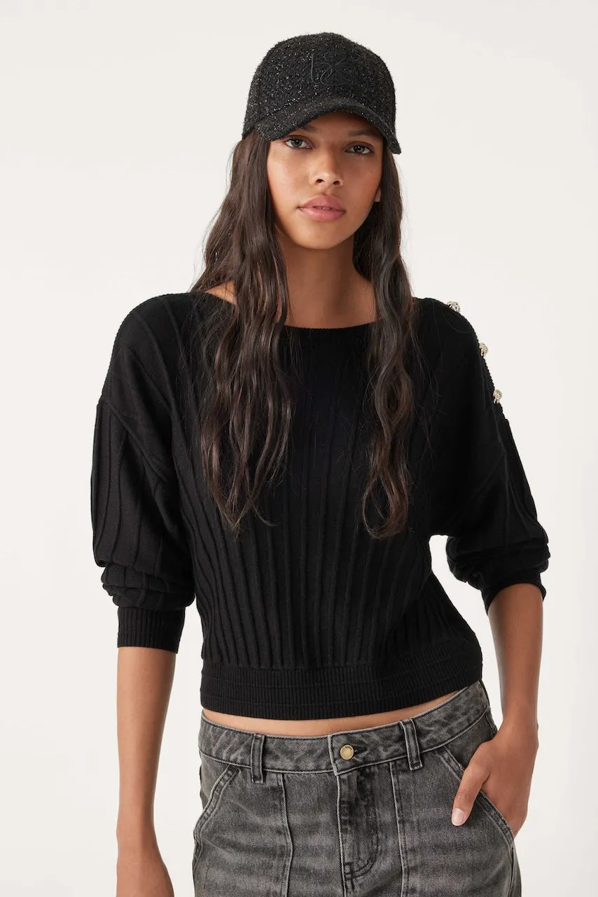 Bash Paris Jynx Jumper in Black