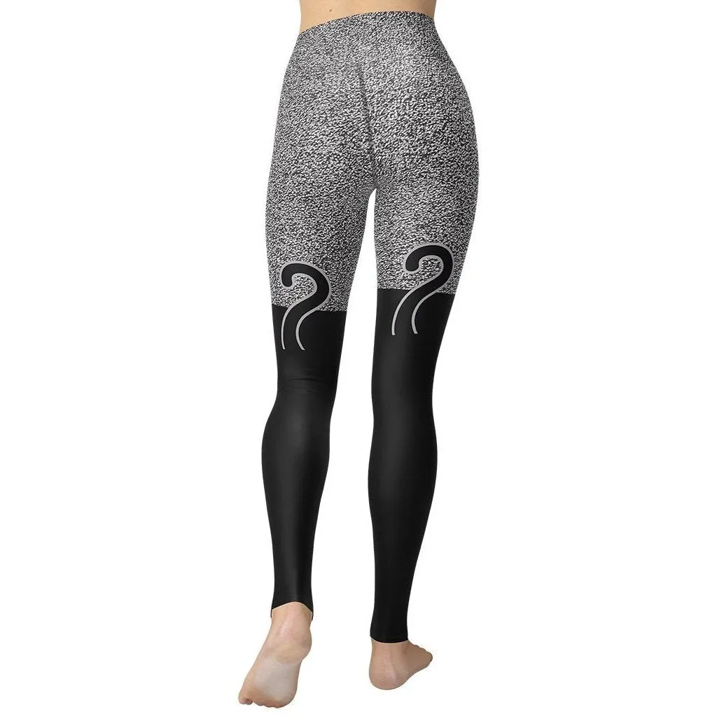 Black Kitty Yoga Leggings