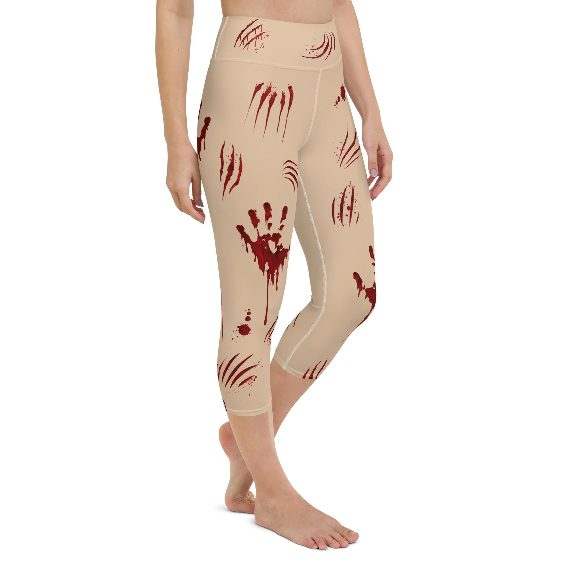 Bloody Halloween Yoga Capris