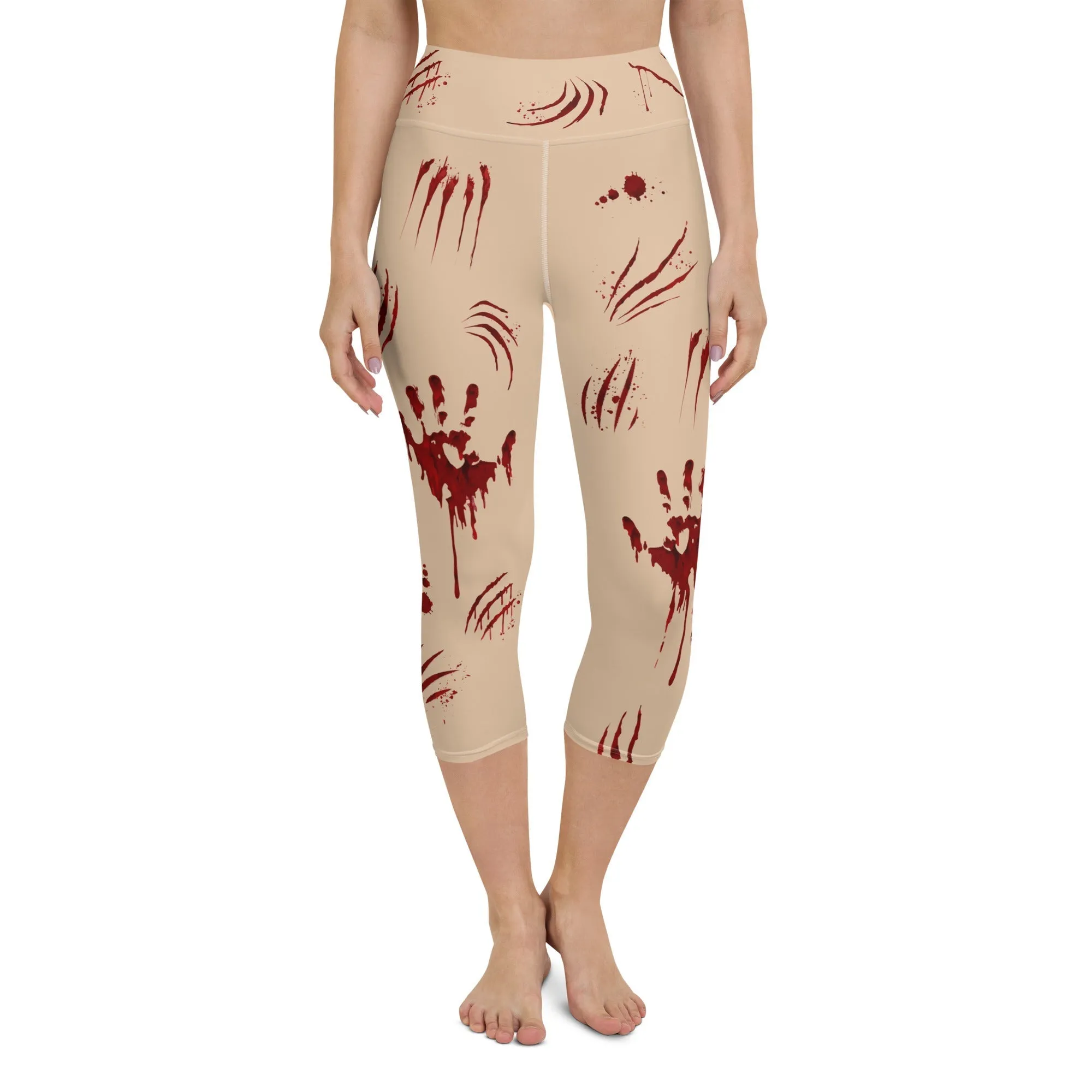 Bloody Halloween Yoga Capris