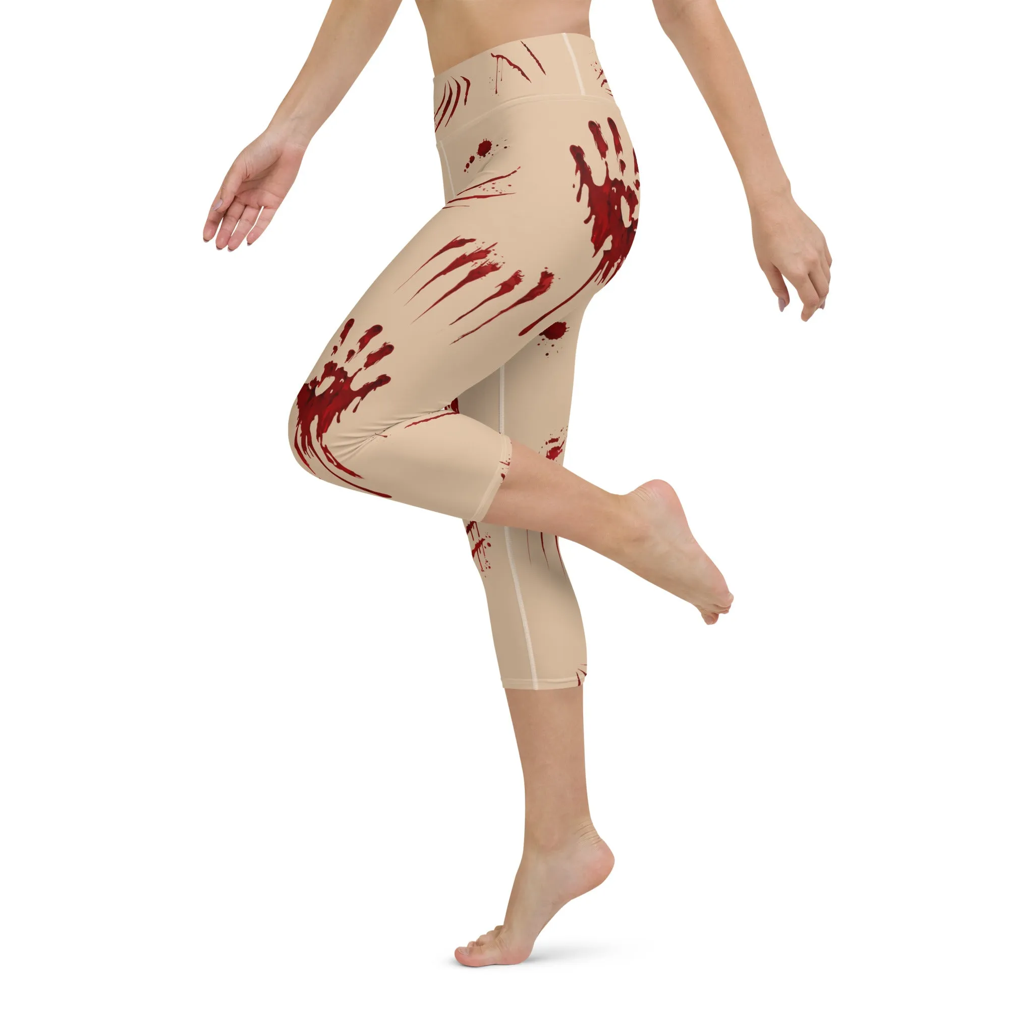 Bloody Halloween Yoga Capris