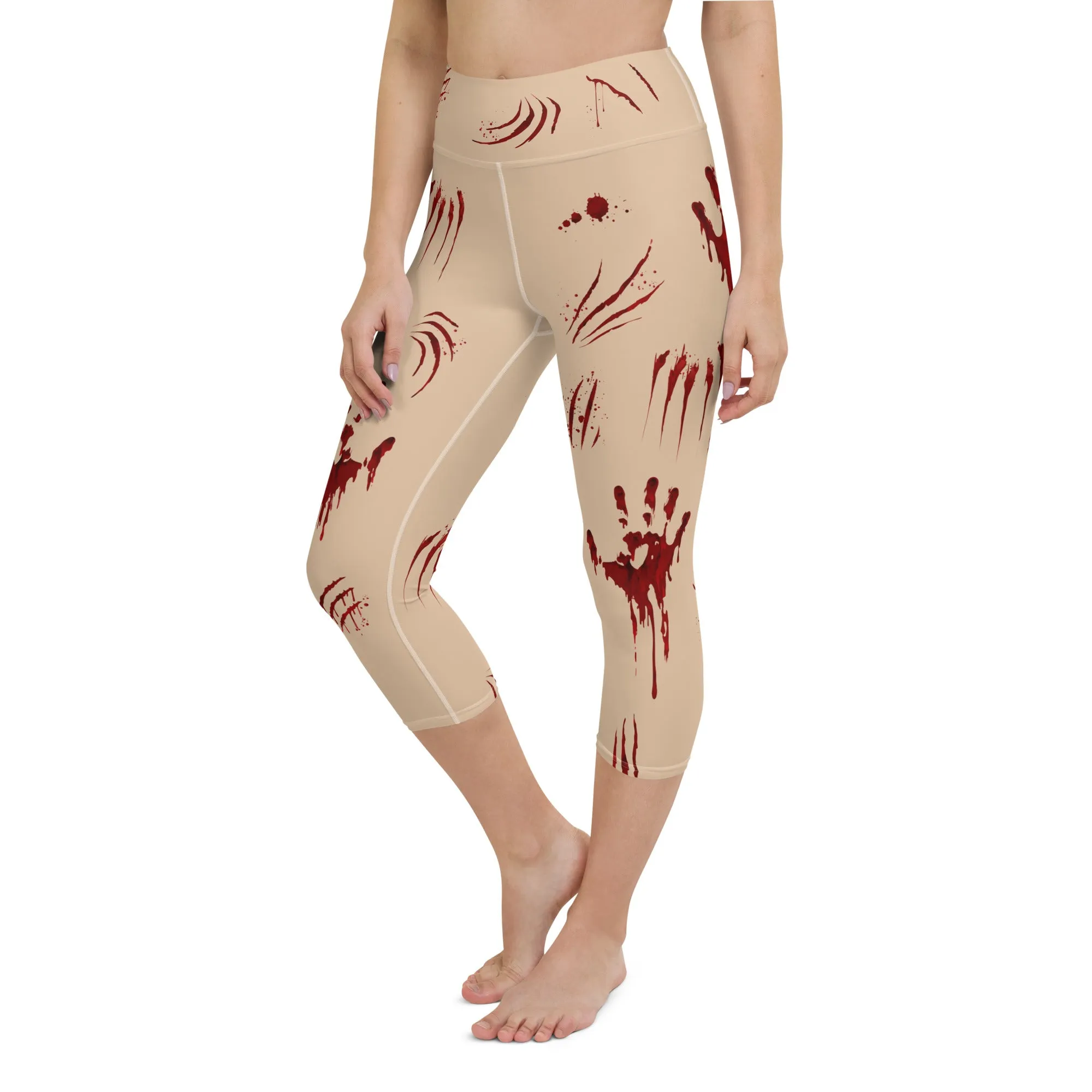 Bloody Halloween Yoga Capris