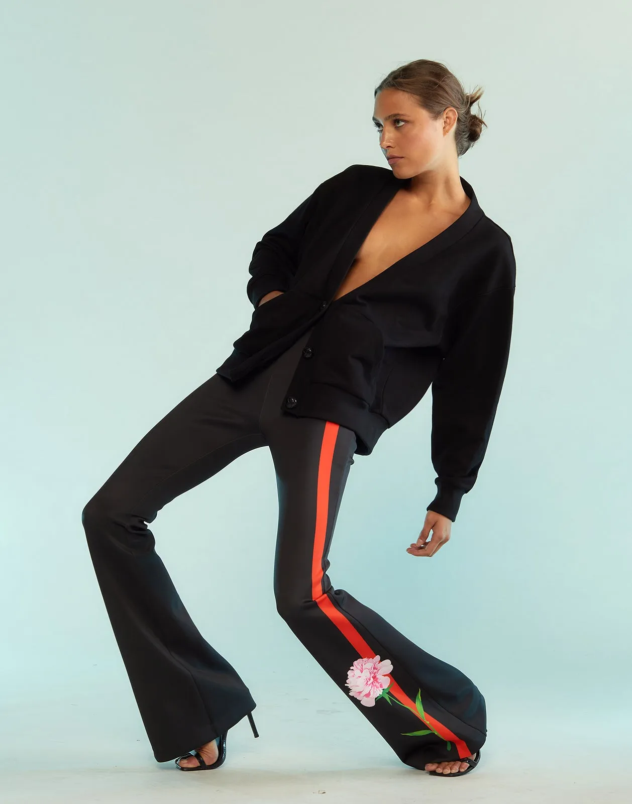 Bonded Fit and Flare Pant