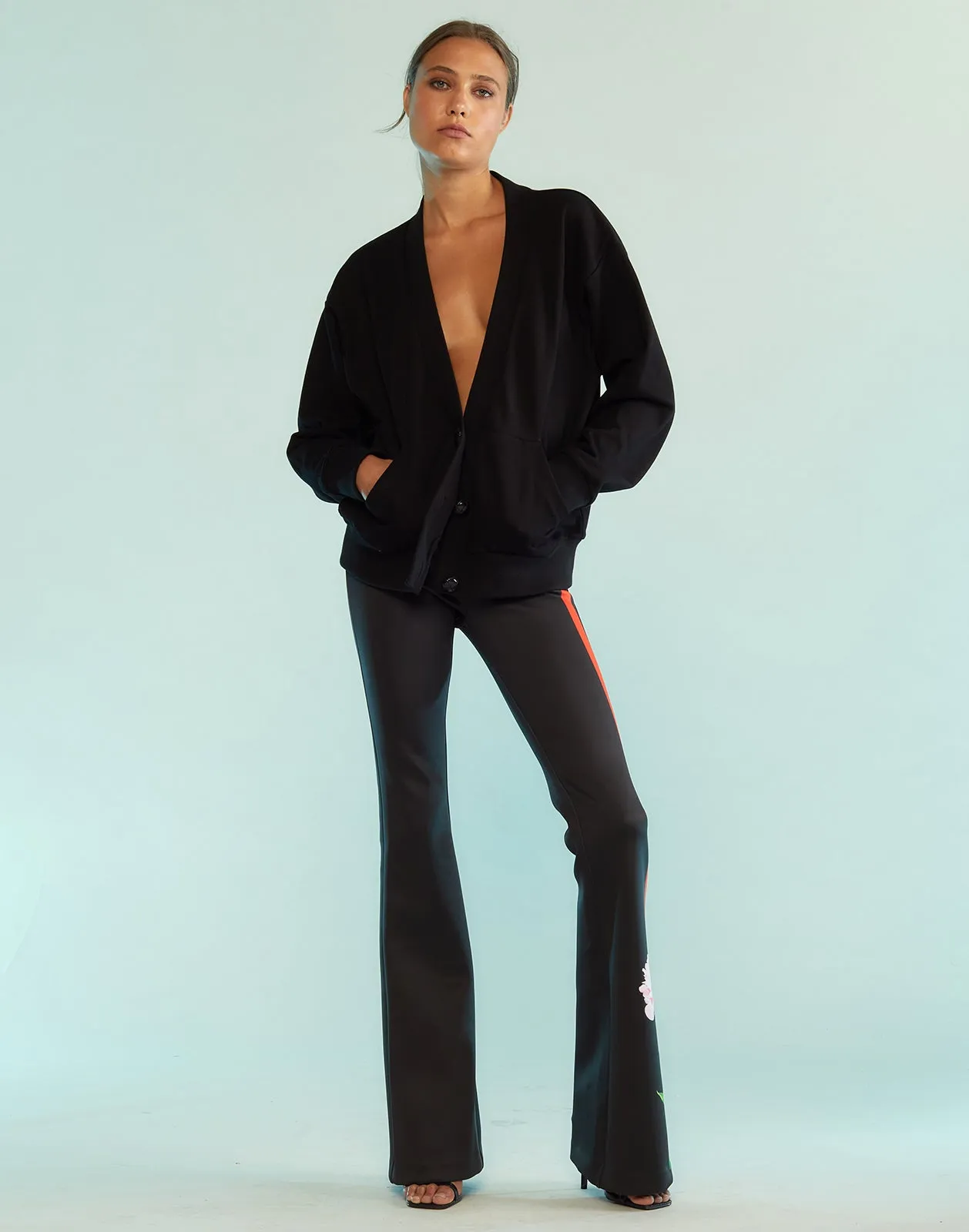 Bonded Fit and Flare Pant