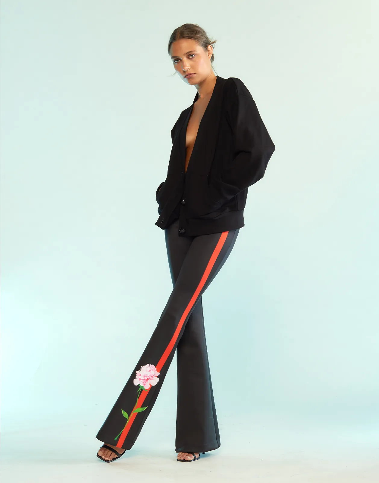 Bonded Fit and Flare Pant