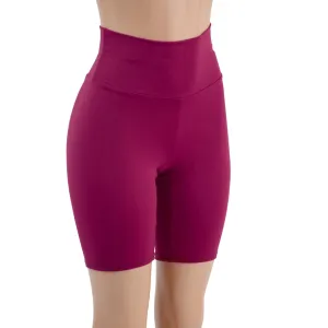 Bordeaux Zen High Waist Bike Shorts READY to SHIP