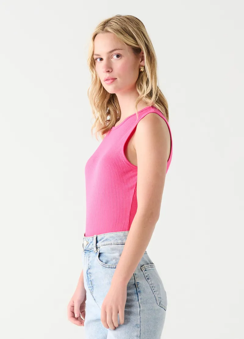 Capucine Ribbed Tank