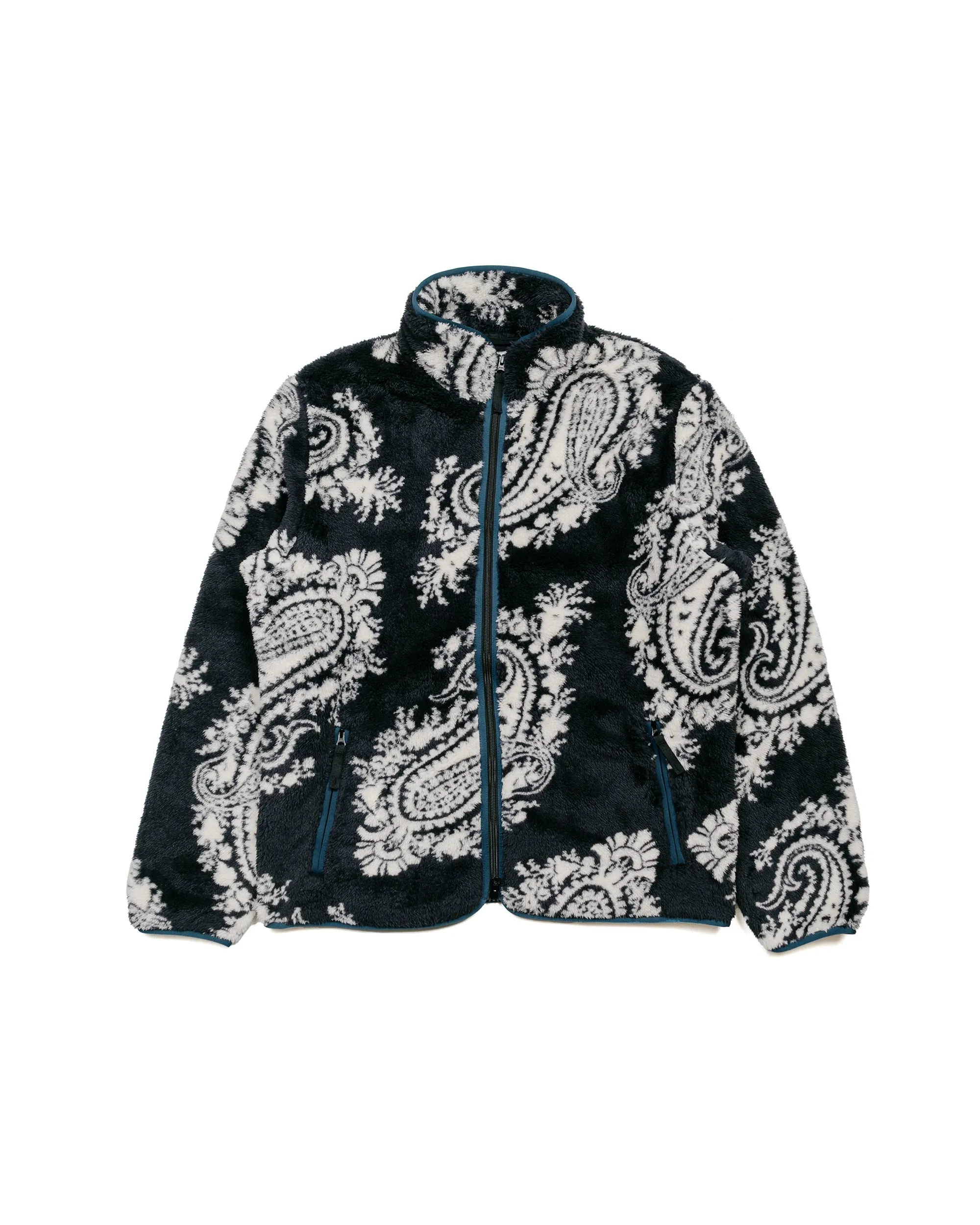 Carhartt W.I.P. Jebson Sweat Jacket Paisley Big Print Black/Squid