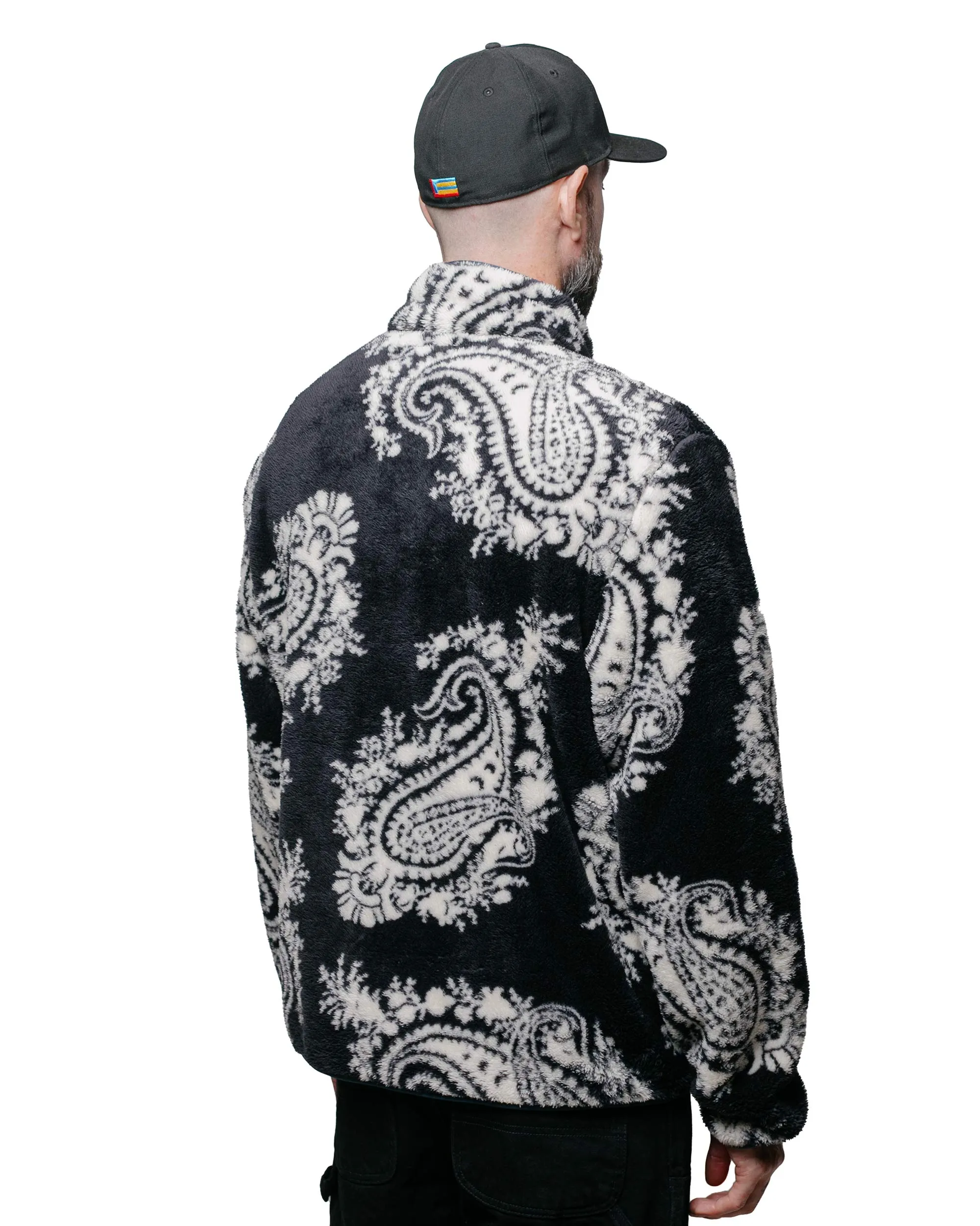 Carhartt W.I.P. Jebson Sweat Jacket Paisley Big Print Black/Squid