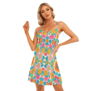 Cool Summer - Women's V-neck Sleeveless Cami Dress