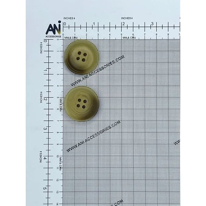 Creamy color 4-Hole Big Size Buttons