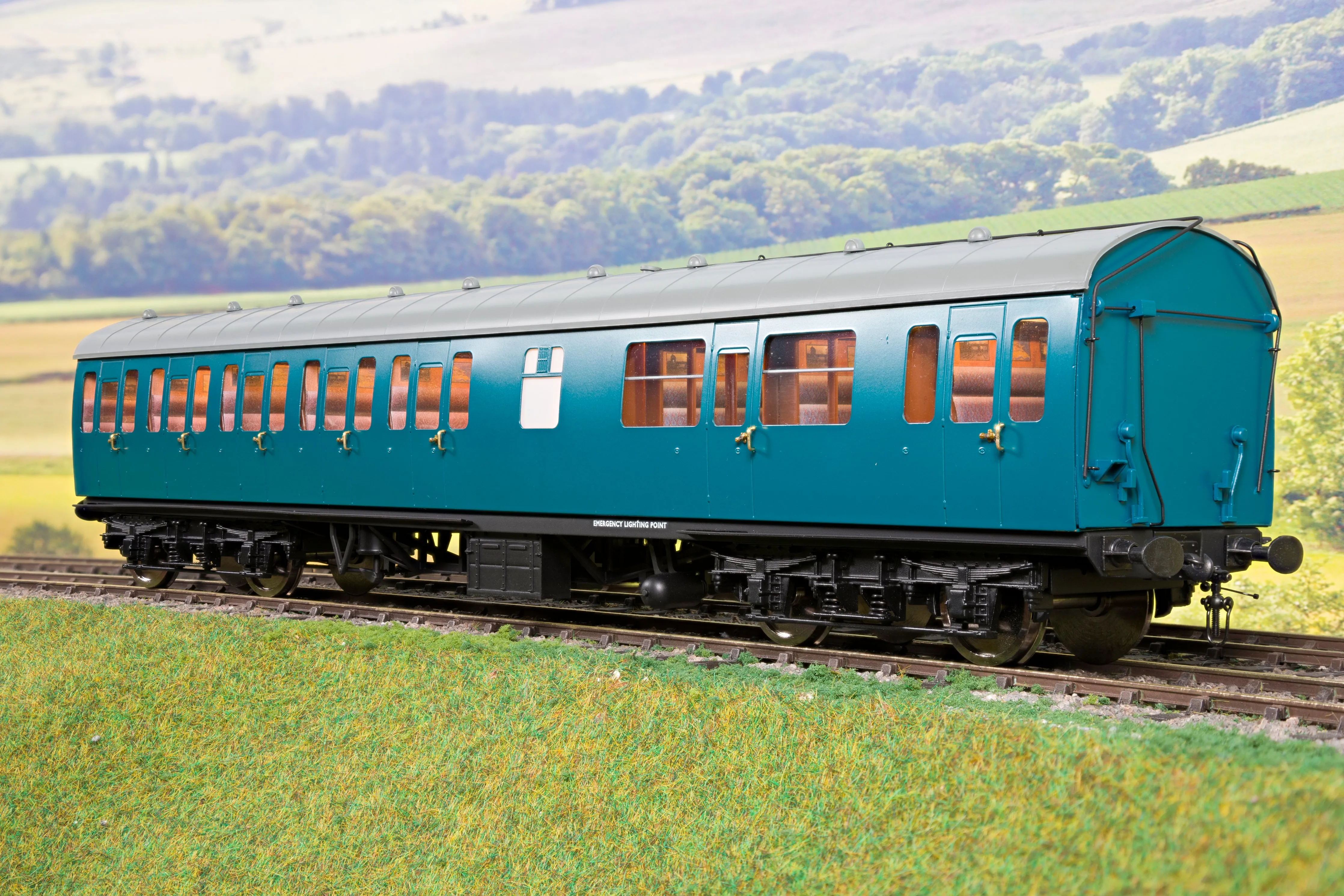 Darstaed D23-3-4 7mm Finescale O Gauge BR 57' Mk1 Composite with Lavatory (CL) Coach, BR Blue