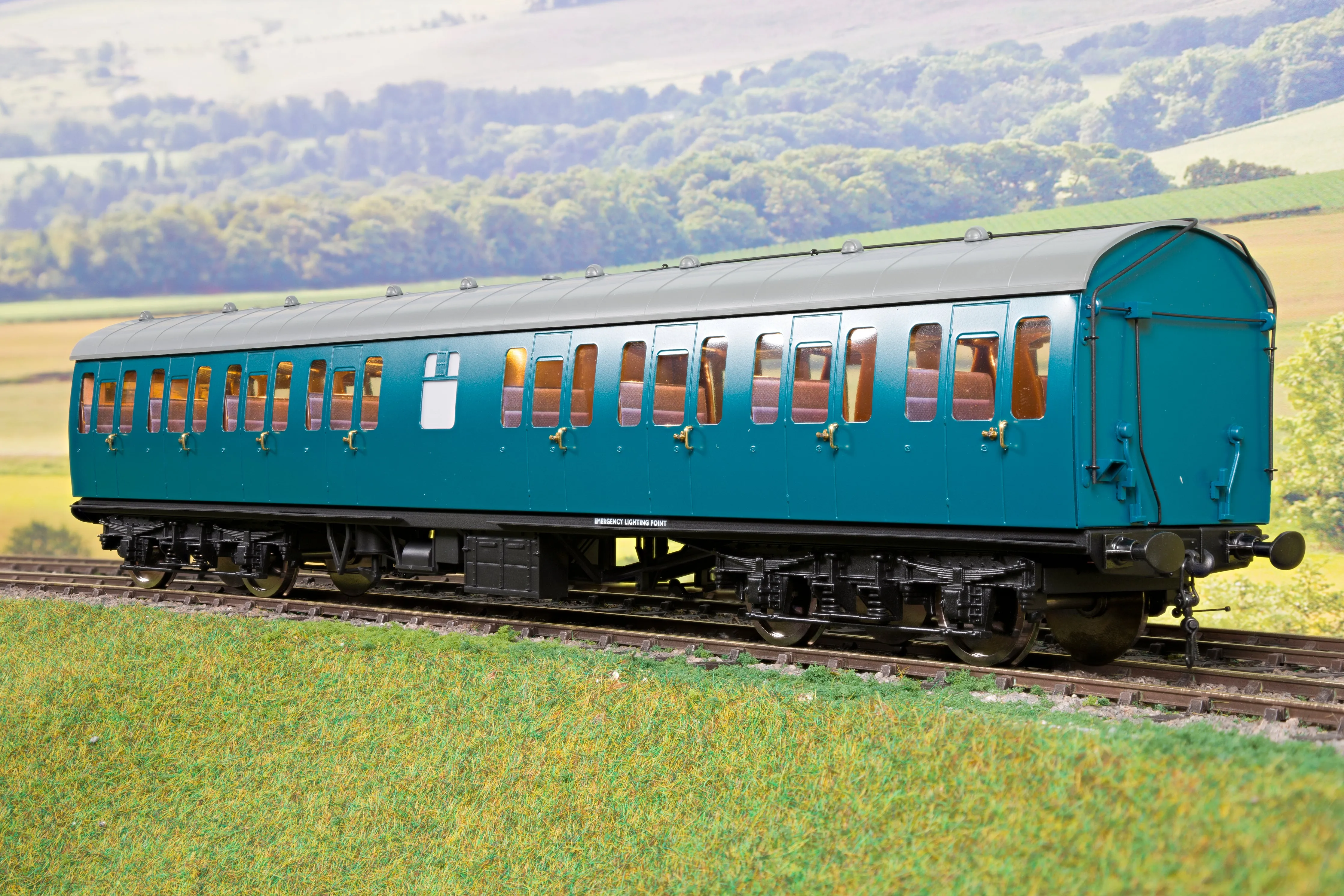 Darstaed D23-5-4 7mm Finescale O Gauge BR 57' Mk1 Second Open w Lavatory (SLO) Coach, BR Blue