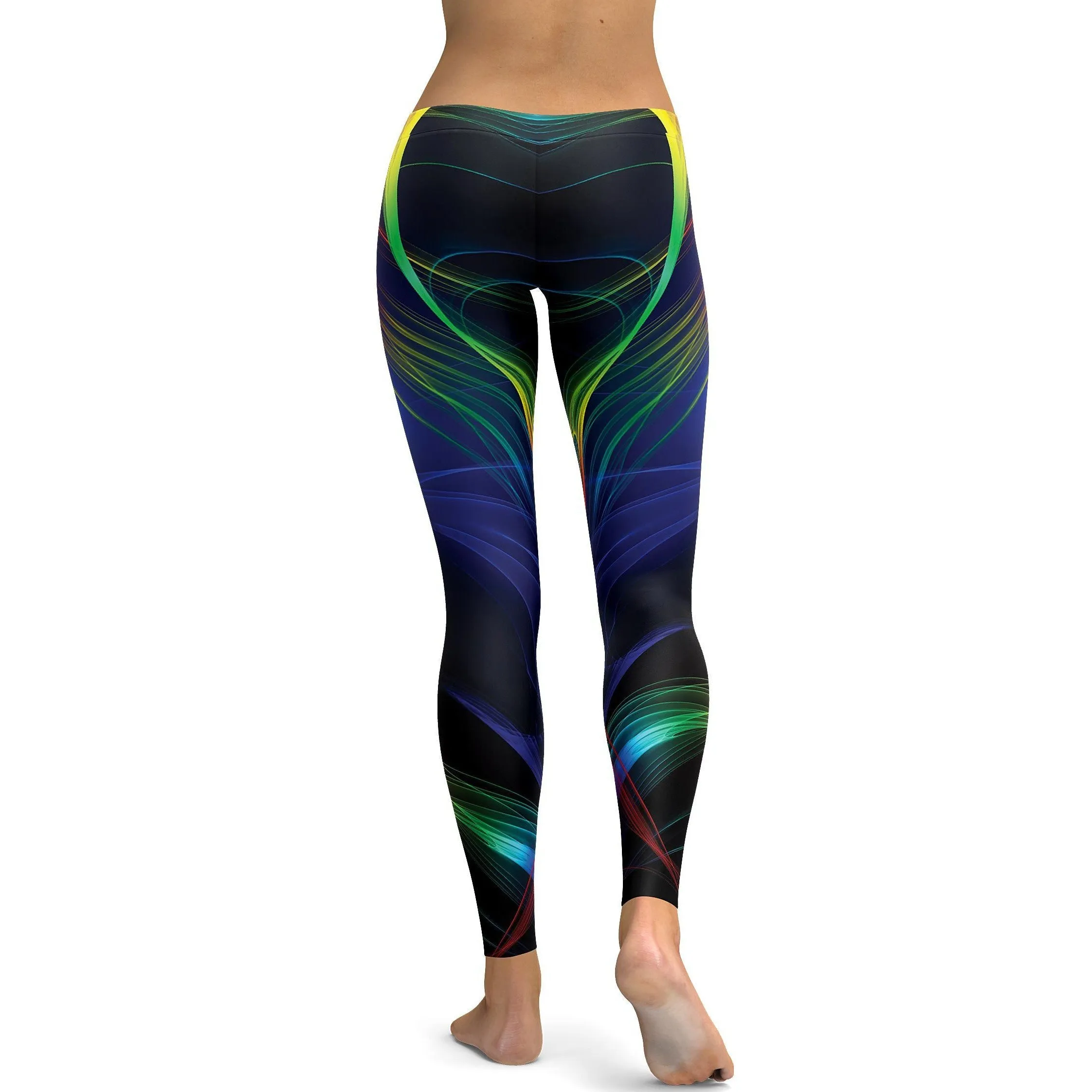 EDM Rainbow Strokes Leggings