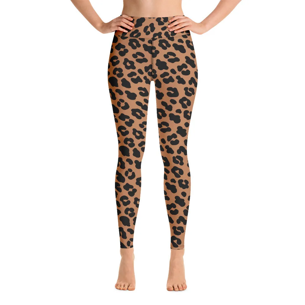 ELEVATED ESSENTIALS, BOOTY BOOSTING HIGH WAISTBAND LEGGING LEOPARD