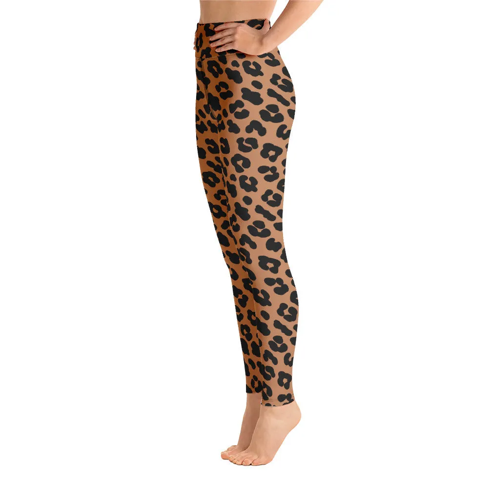 ELEVATED ESSENTIALS, BOOTY BOOSTING HIGH WAISTBAND LEGGING LEOPARD