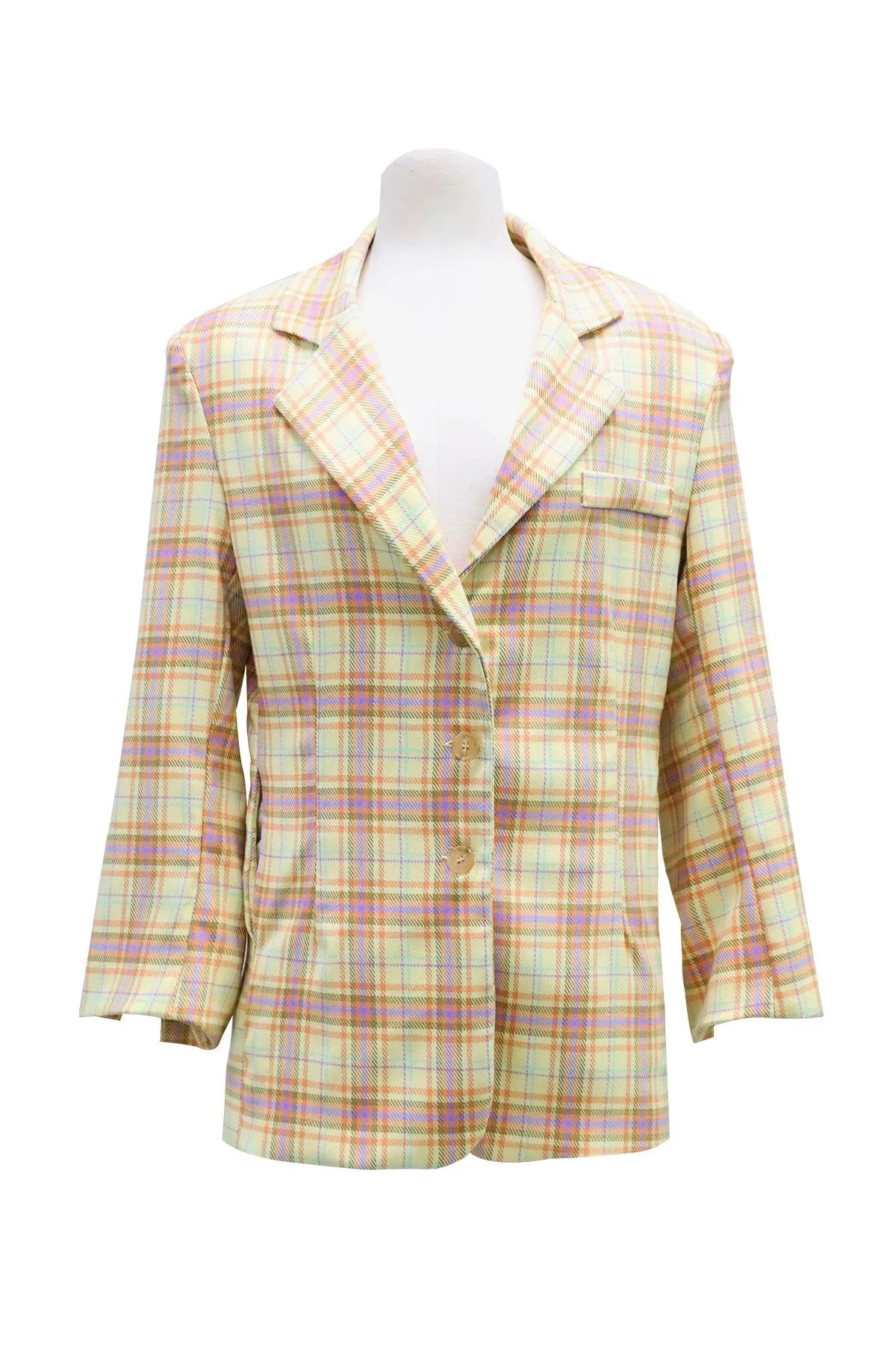 Ellie Multicolored Plaid Blazer