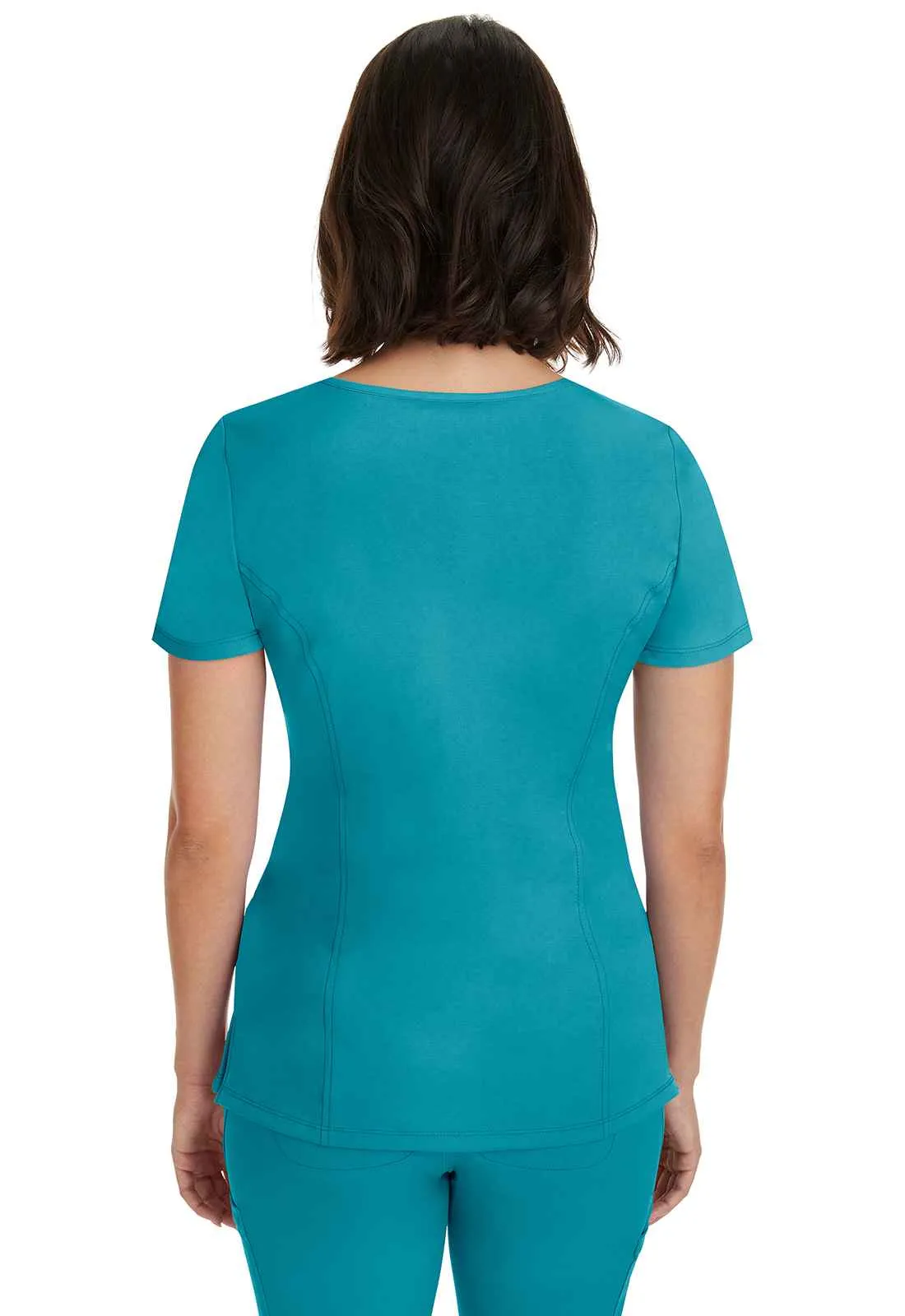 HH Works - Women's Madison Mock Wrap Solid Scrub Top