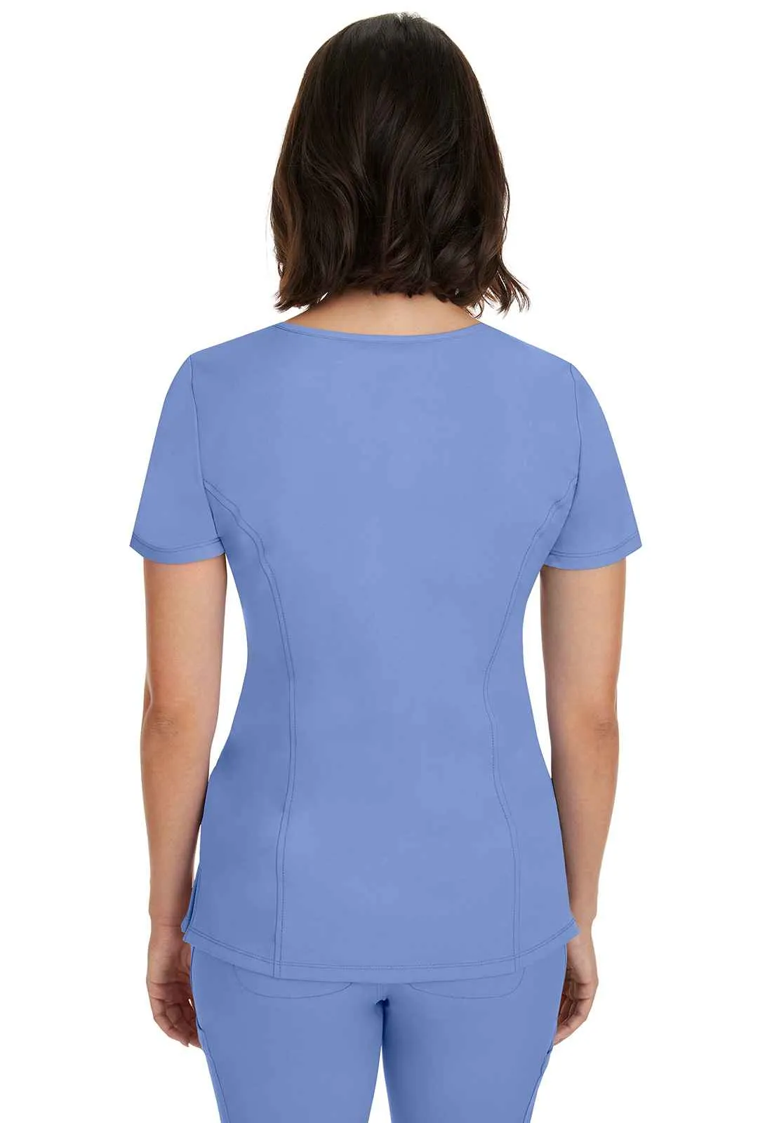 HH Works - Women's Madison Mock Wrap Solid Scrub Top