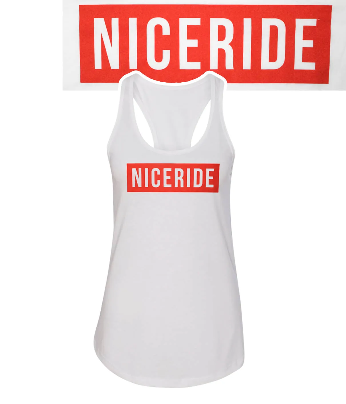 Influencer - Black Or White Next Level Women's Racerback Tank Top