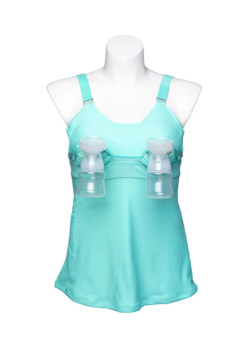 Journey Hands Free Pumping Tank | Mint