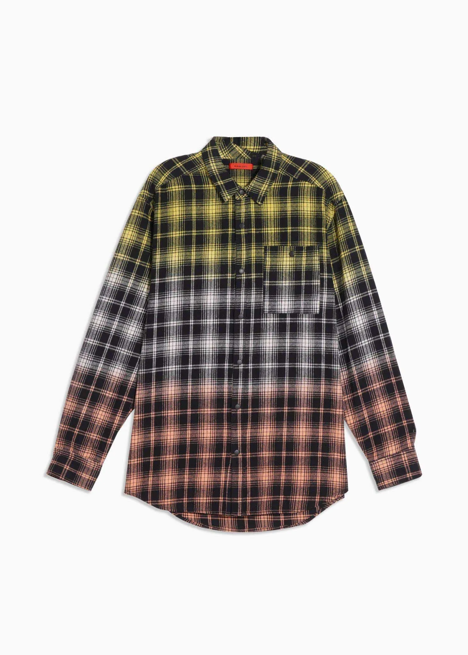 Konus Men's Double Dip Dyed Flannel shirt