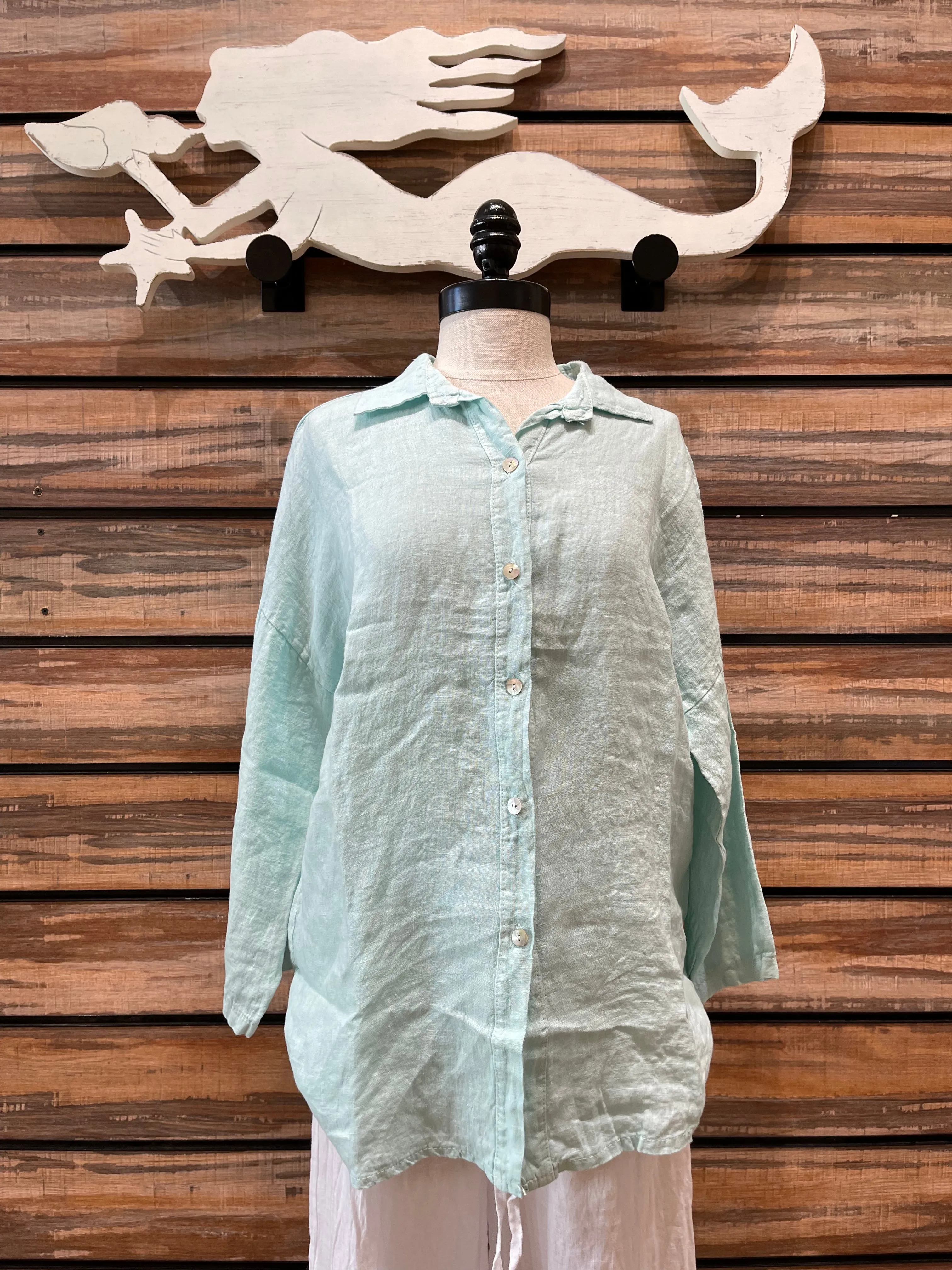 Lulu Linen Button-Up