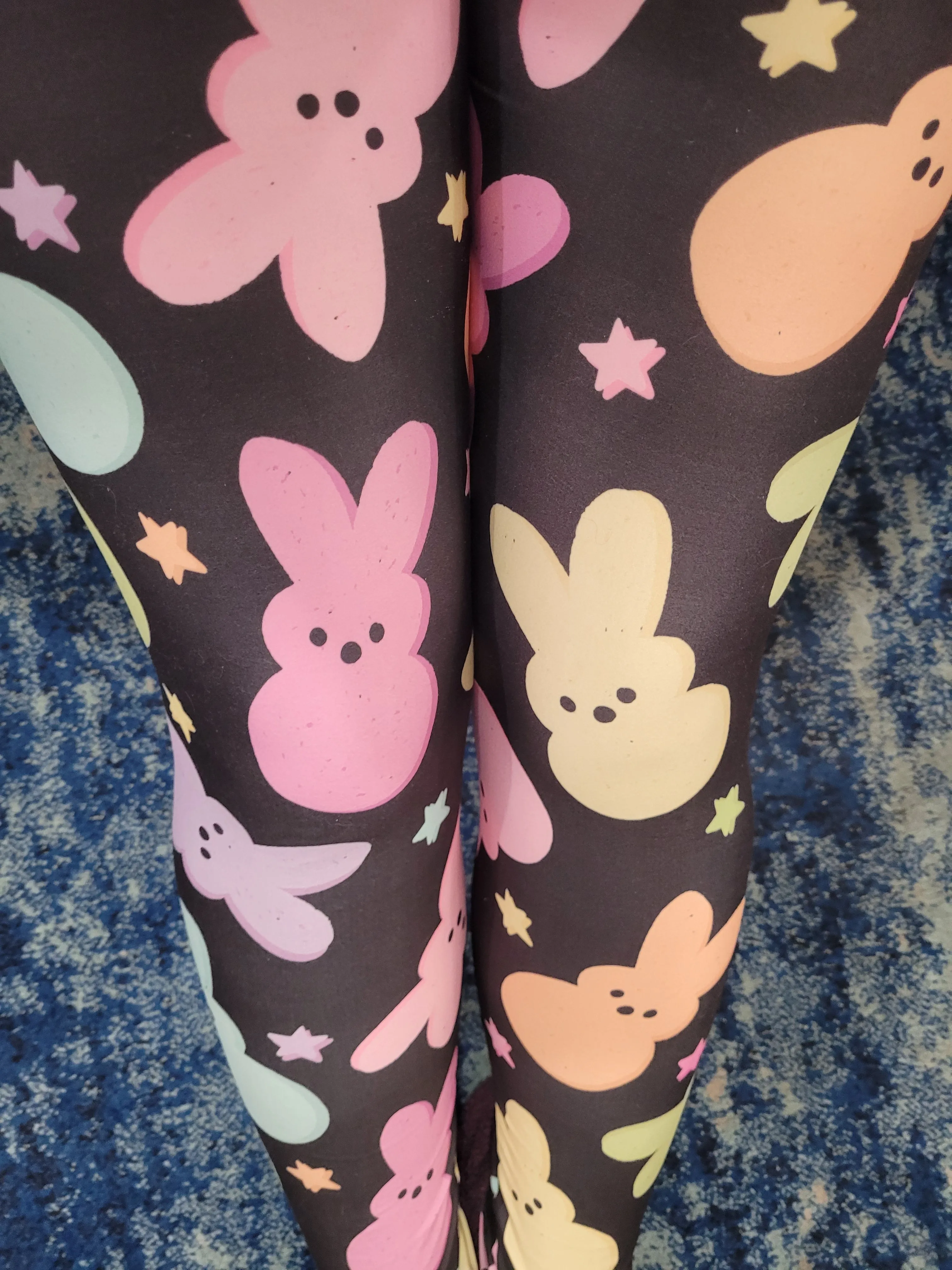 Marshmallow Bunnies - High-quality Handcrafted Vibrant Leggings