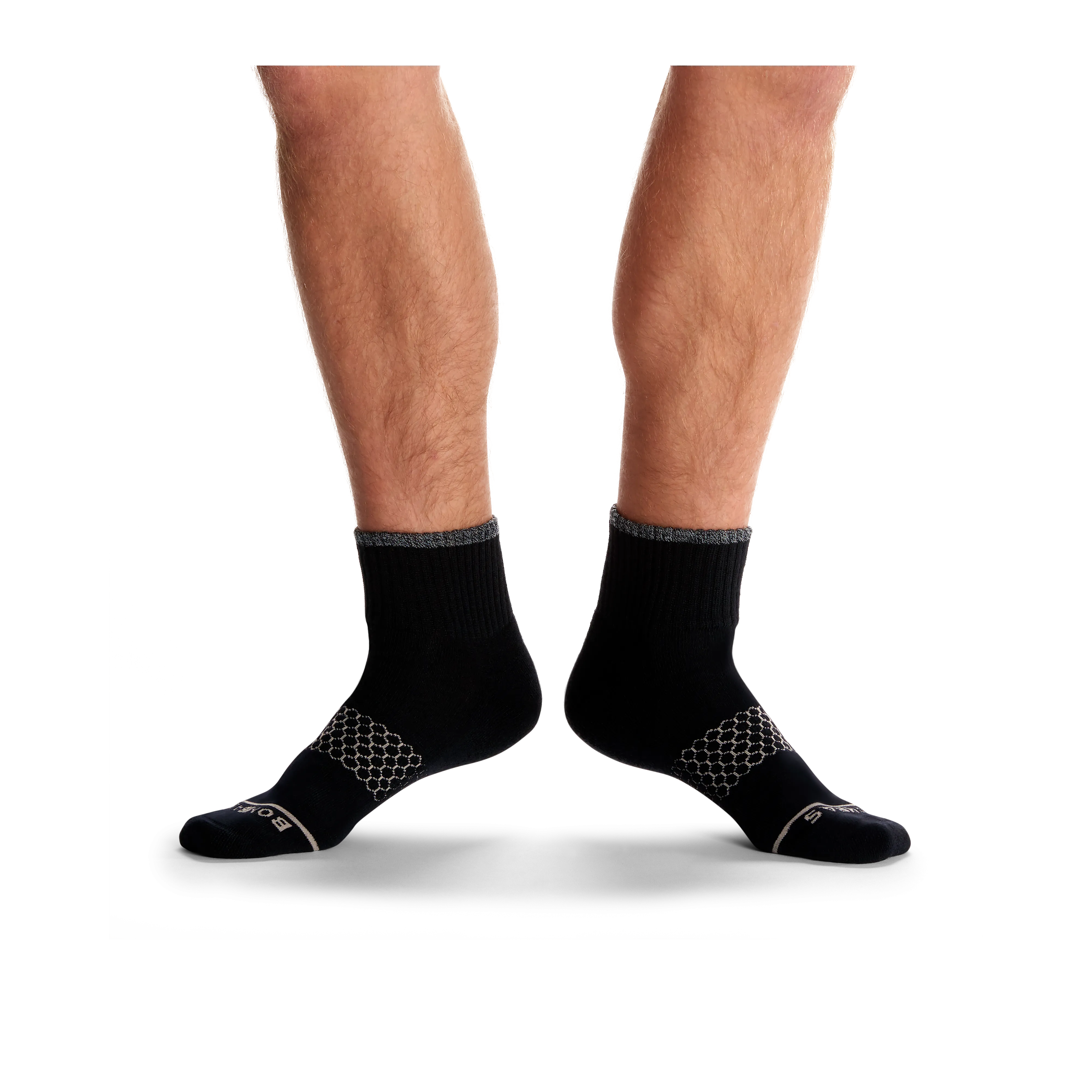 Men's Merino Wool Calf & Quarter Sock 8-Pack