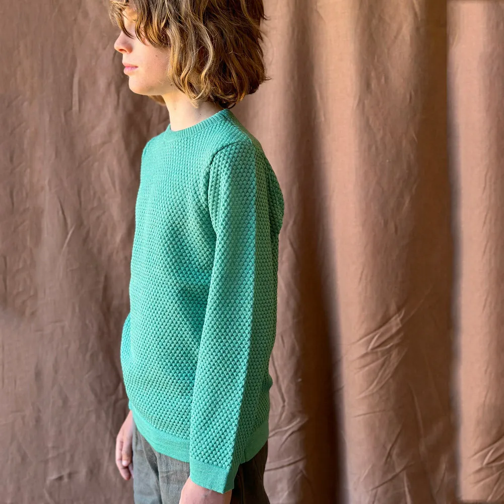 Merino Kids Light Honeycomb Jumper (3-10y)