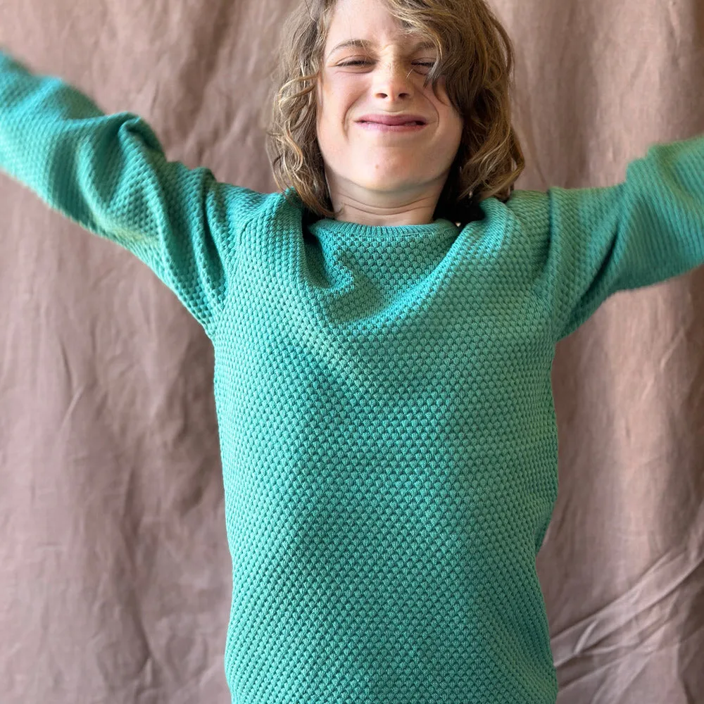 Merino Kids Light Honeycomb Jumper (3-10y)