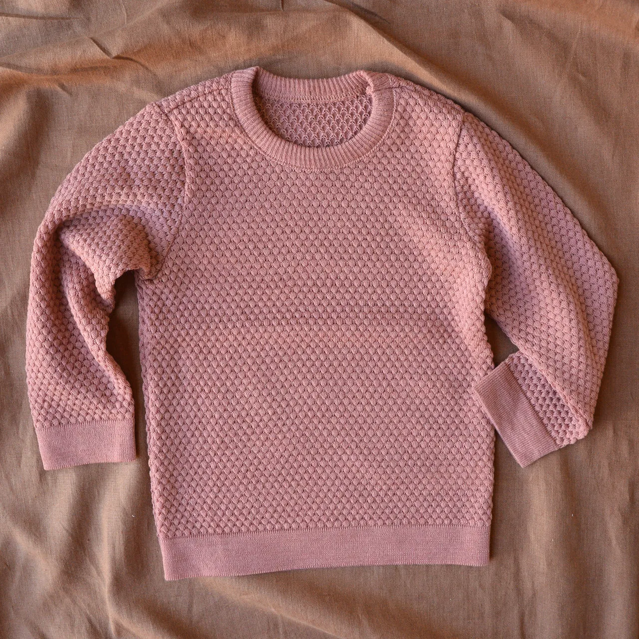 Merino Kids Light Honeycomb Jumper (3-10y)