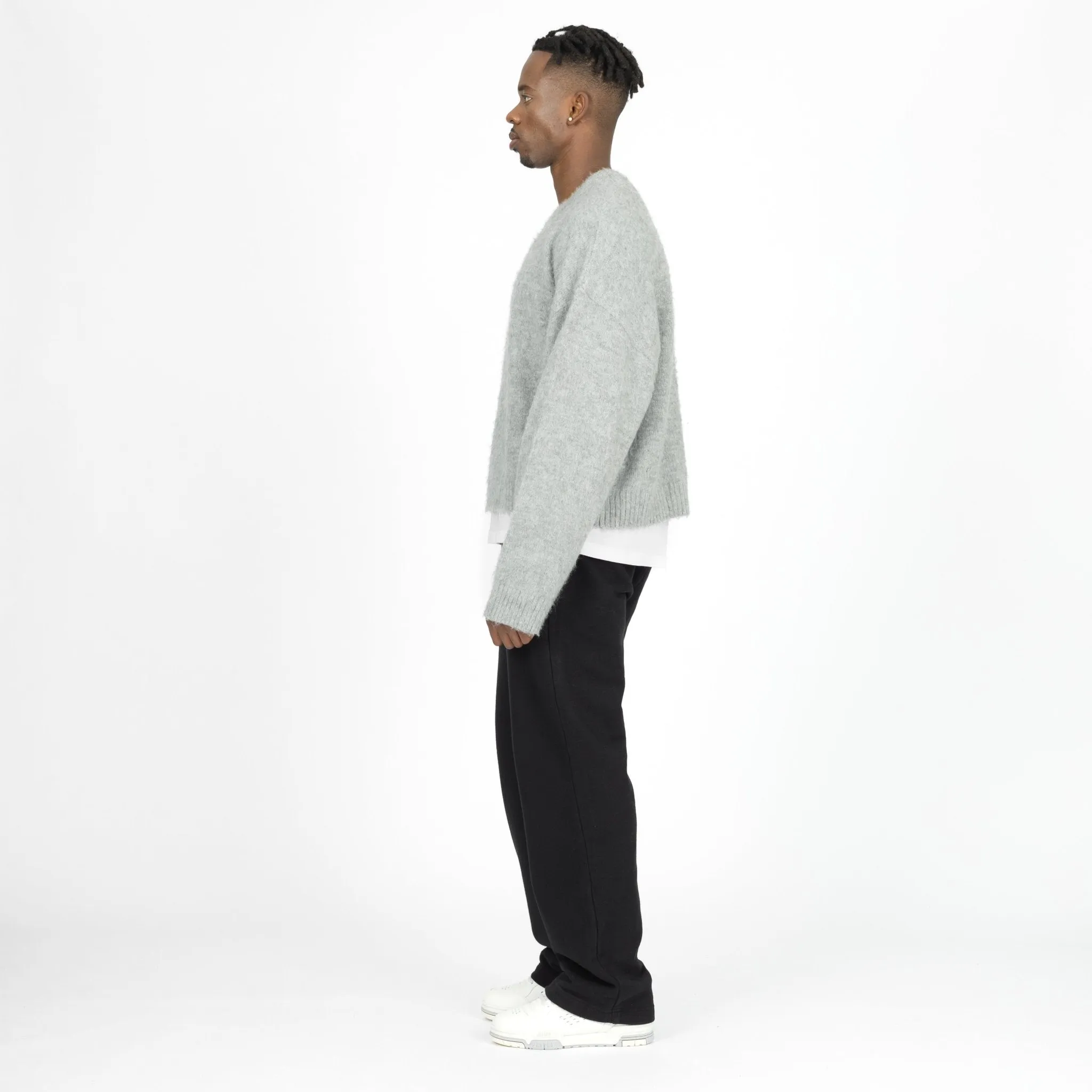 Mohair Sweatshirt - Glacial Grey