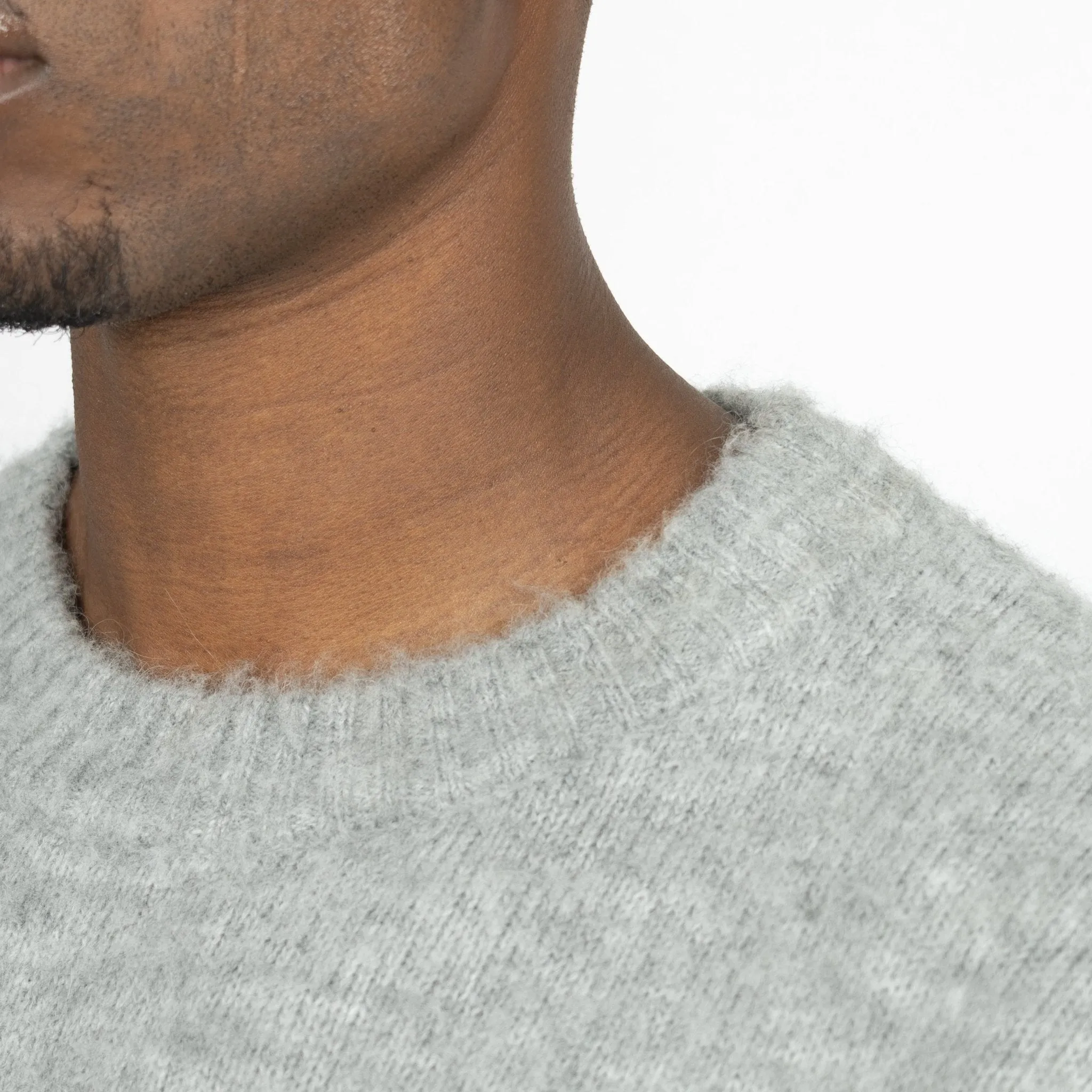 Mohair Sweatshirt - Glacial Grey