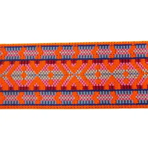 Multi-Color Woven Boho Style Pattern Elastic