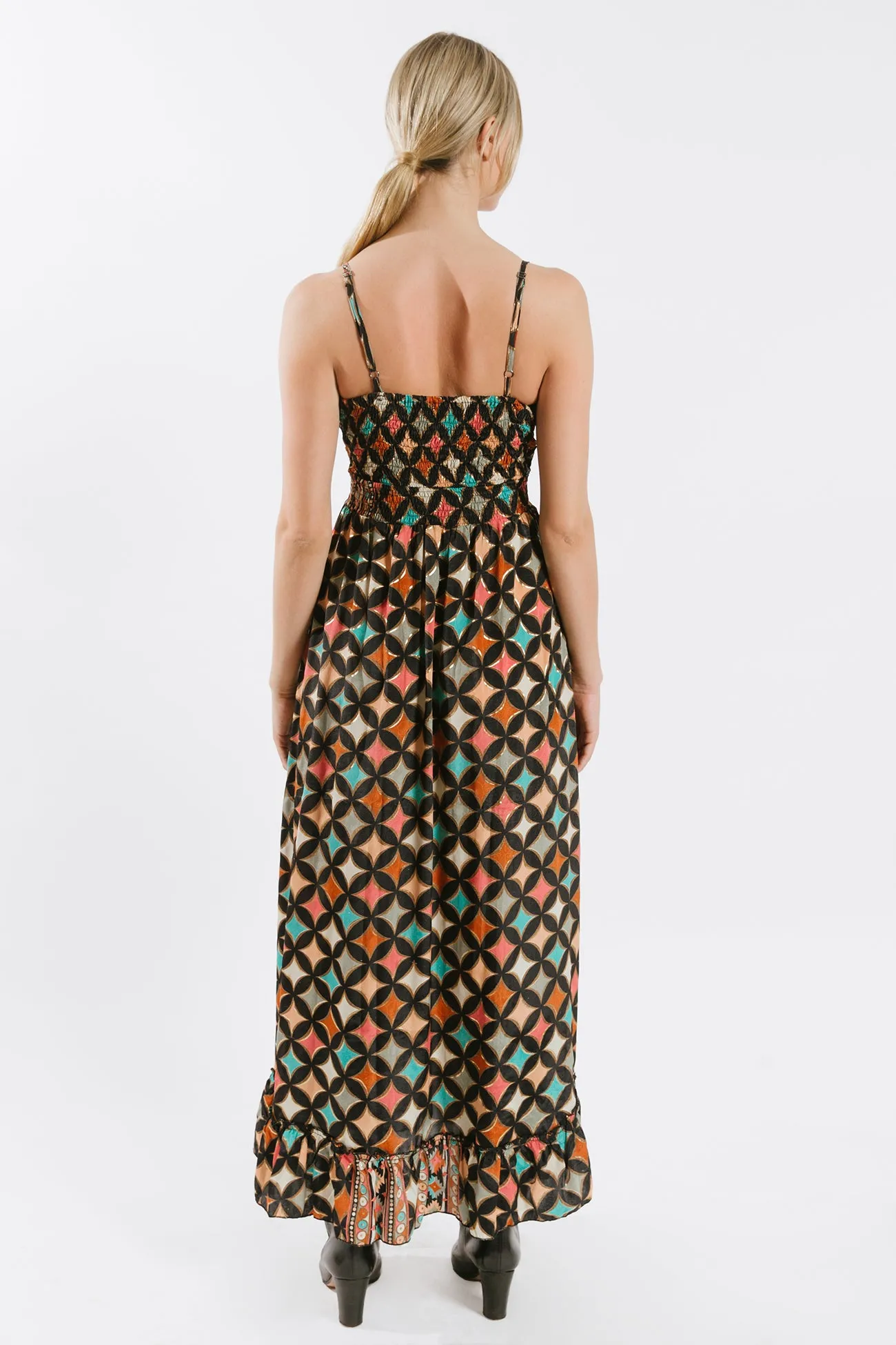 Nahar Spaghetti Maxi Dress