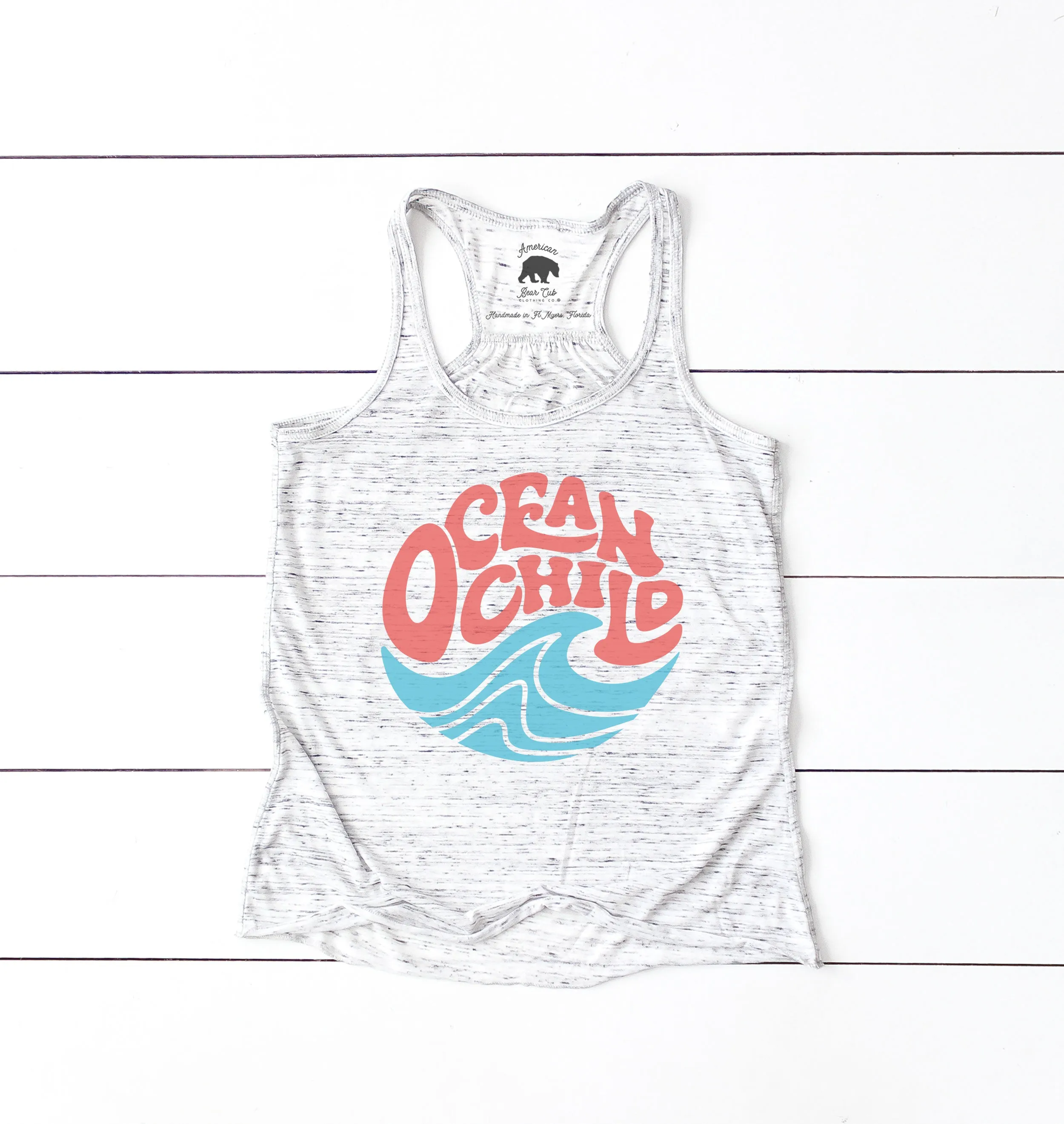 Ocean Child Retro flowy racerback tank top