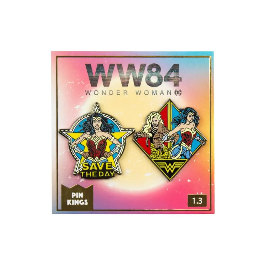 Pin Kings Wonder Woman '84  Enamel Pin Badge Set 1.3 - Save The Day