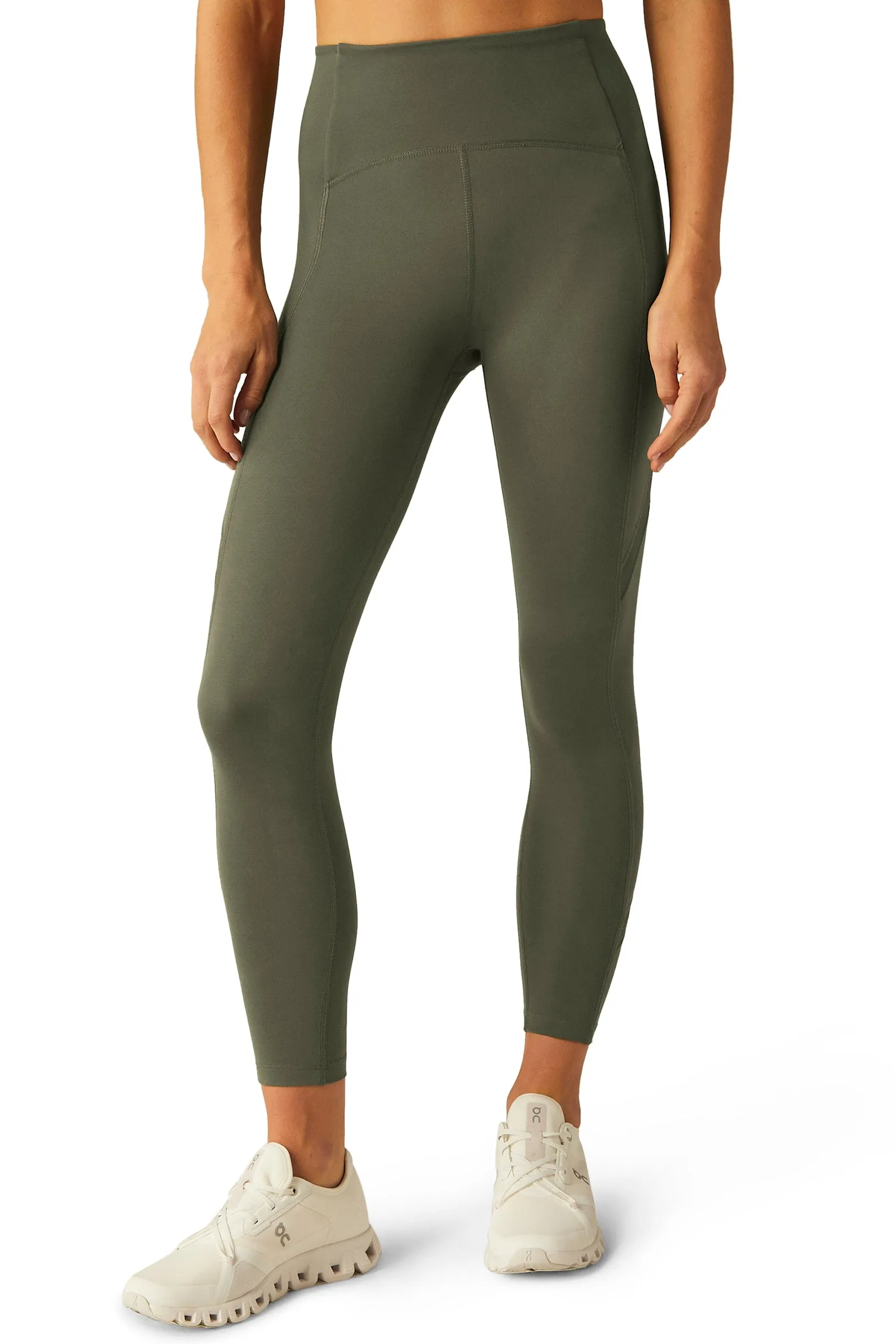 POWERBEYOND BOOTCAMP MIDI LEGGING OLIVE