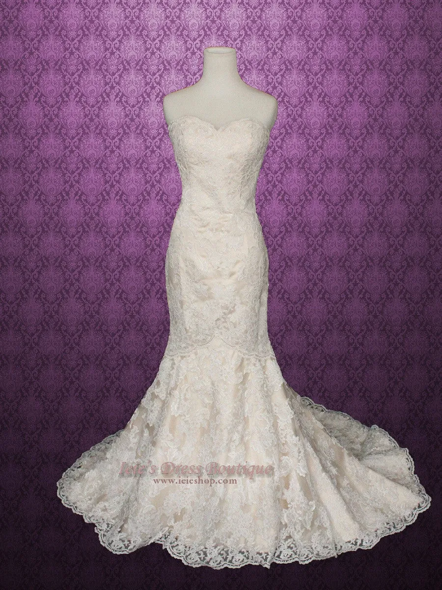 Ready to Wear Lace Mermaid Wedding Dress