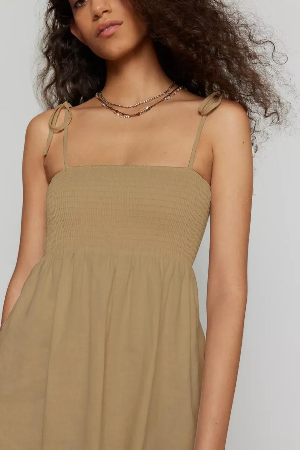 RUCHED BANDEAU DRESS